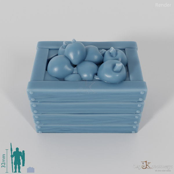 Kiste - Gemüsekiste mit Äpfeln