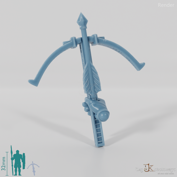 Zwergische Armbrust mit Hand