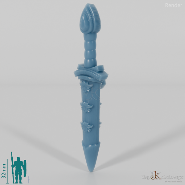 Halbling-Zubehör - Dolch A in Scheide