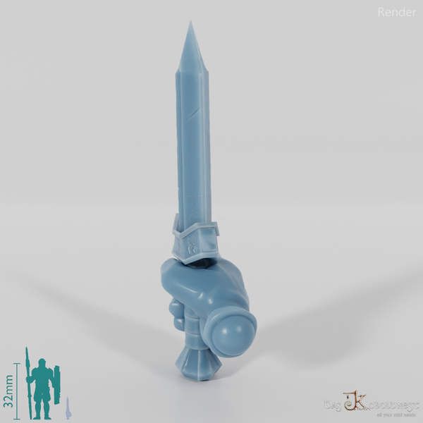 Zwergischer Dolch A mit Hand