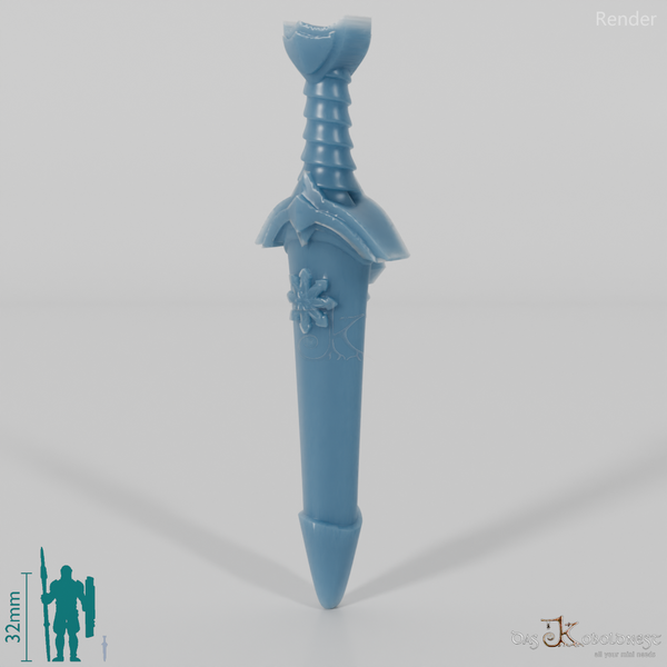 Halbling-Zubehör - Dolch B in Scheide