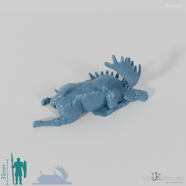 Jagdbeute - Erlegter Elch