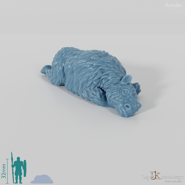 Coelodonta - Totes Wollnashornkalb