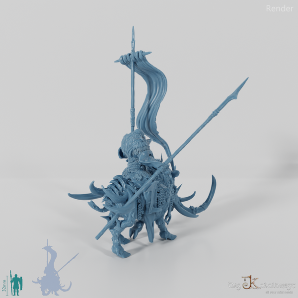 Ork - Grishug auf Riesenwildschwein