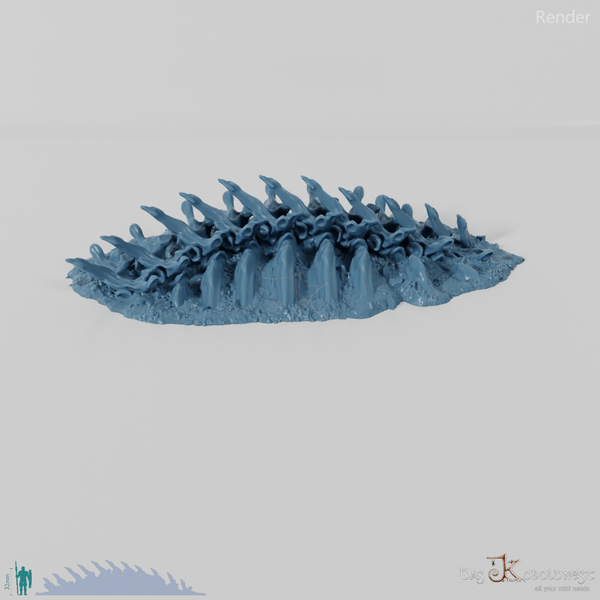 Drachenskelett - Wirbelsäule B