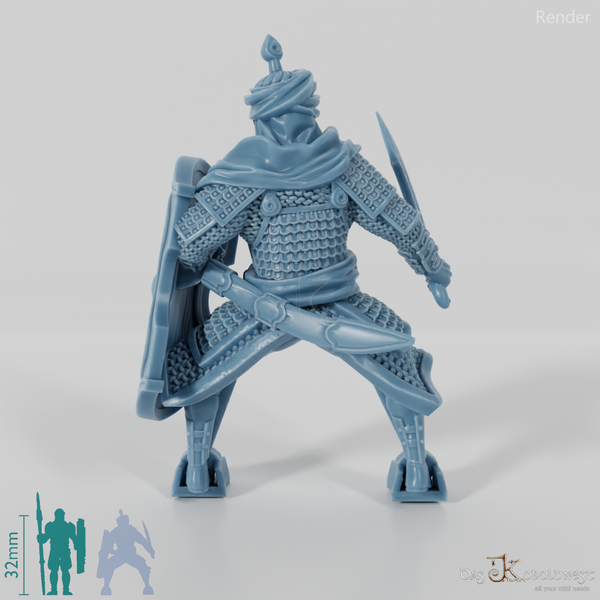 Ostmenschen-Kataphrakt A - Reitpose