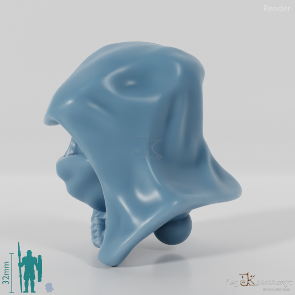 Elfenkopf - Weiblich A mit Maske und Kapuze