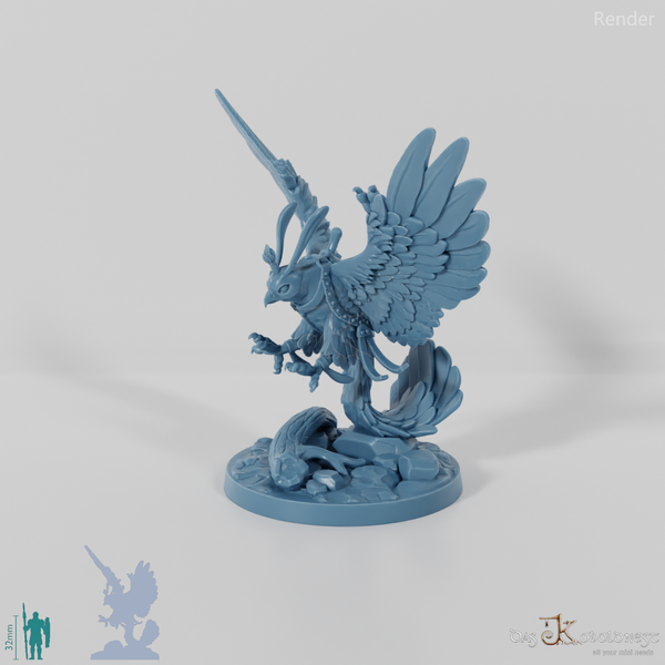 Raubvogel - Macha, Gesattelter Riesenfalke