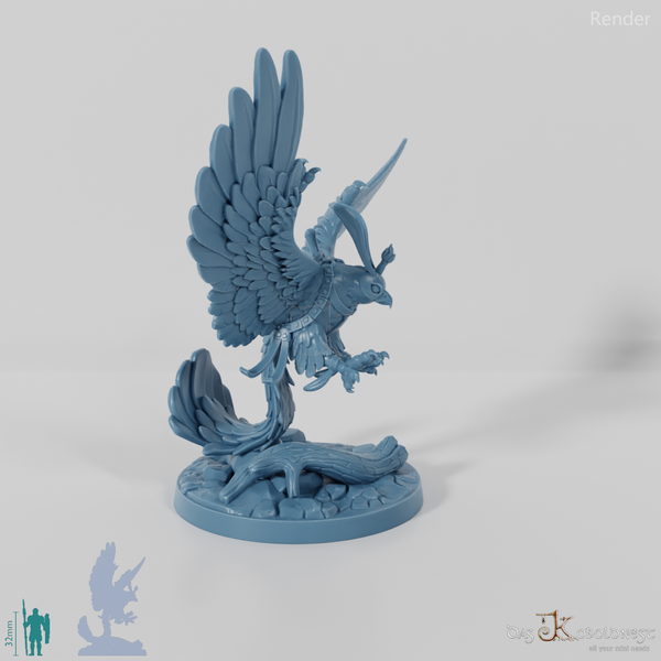 Raubvogel - Macha, Gesattelter Riesenfalke