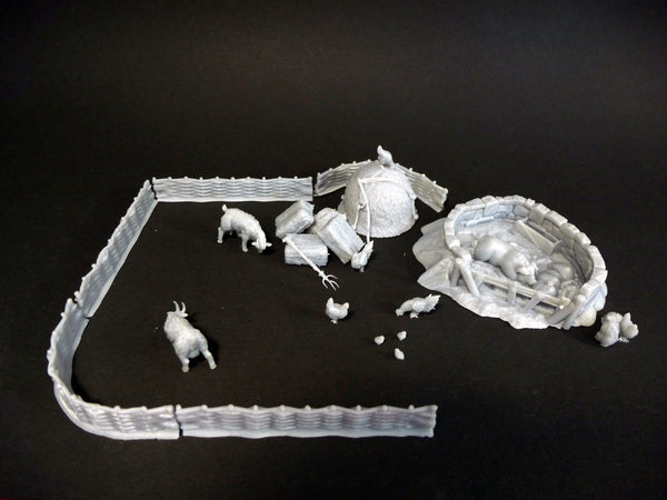 Dioramaset Halbling-Landidylle