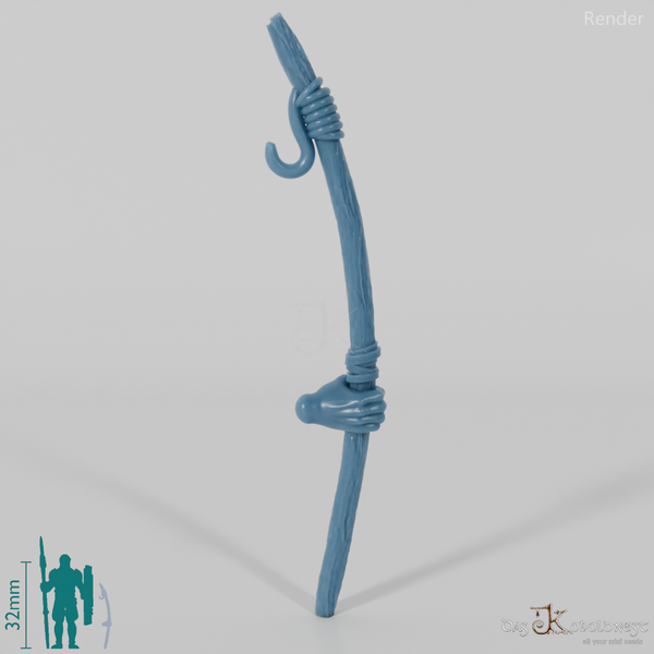 Halbling-Angel mit Hand