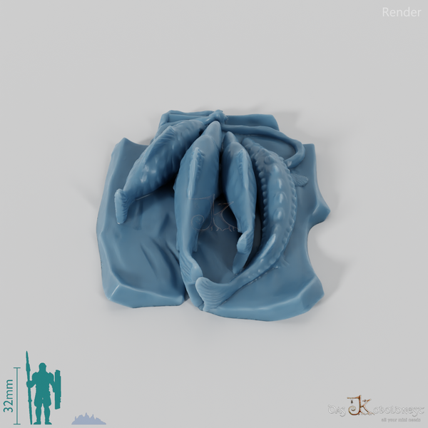 Fleisch - Zusammengebundene Fische