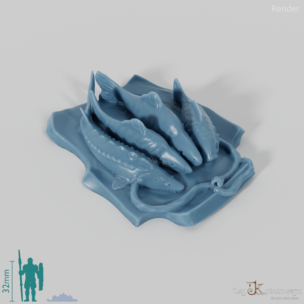 Fleisch - Zusammengebundene Fische