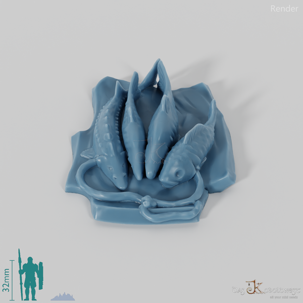 Fleisch - Zusammengebundene Fische