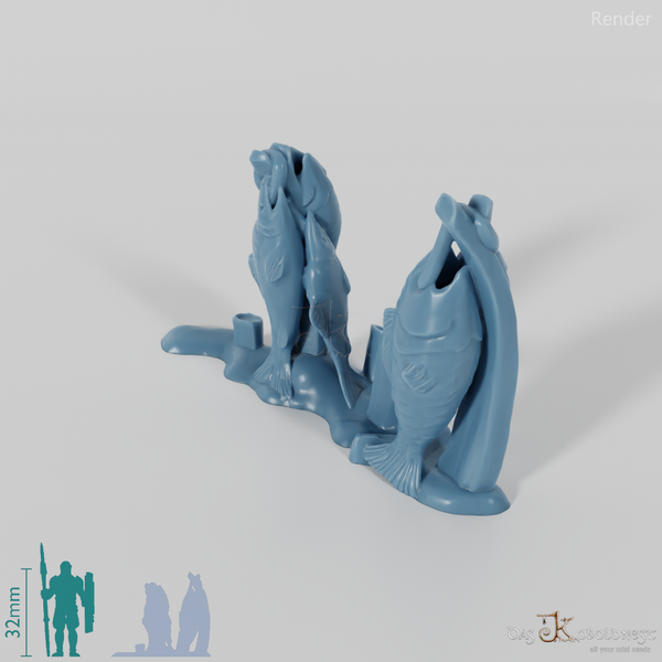 Tierverarbeitung - Fisch-Trockengestell