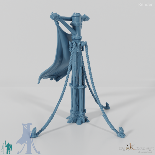 Modularer Fahnenmast