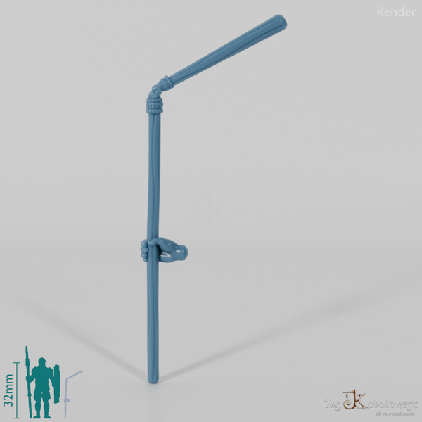 Halbling-Dreschflegel mit Hand