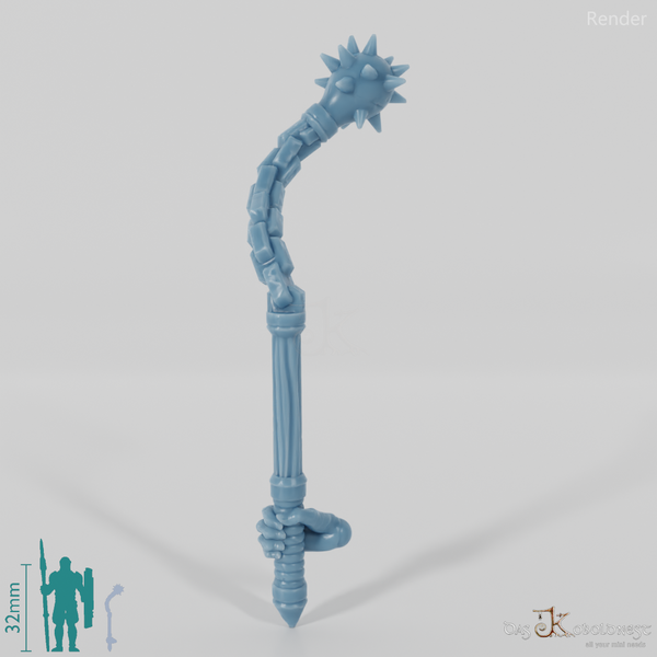 Geister-Morgenstern mit Hand