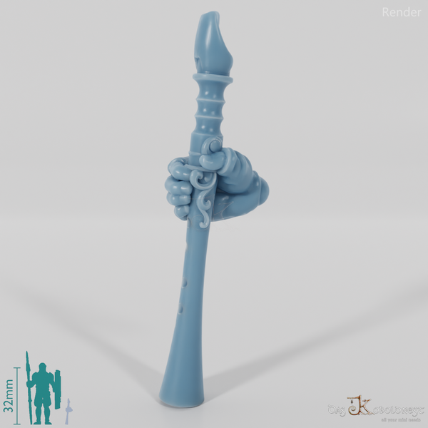 Elfen-Flöte mit Hand