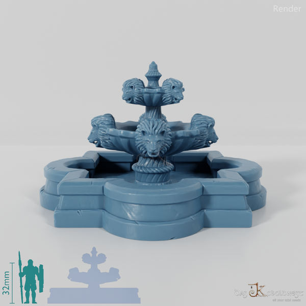 Zierbrunnen - Der Löwenbrunnen (Ruhig)