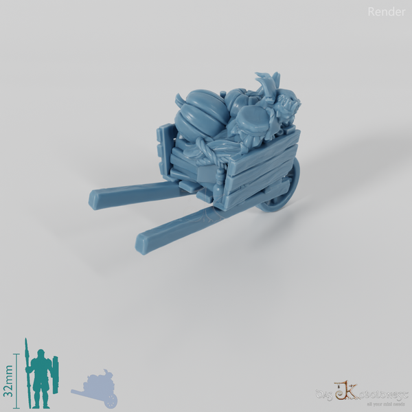 Schubkarre - Einrädriger Gemüsekarren