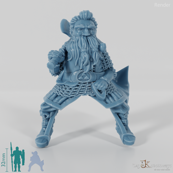 Gawli, Zwergen-Krieger (Beritten)