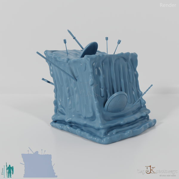 Riesiger Schleimwürfel