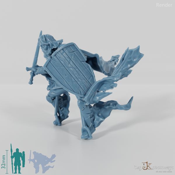 Ruheloser Ritter 01 in Reitpose