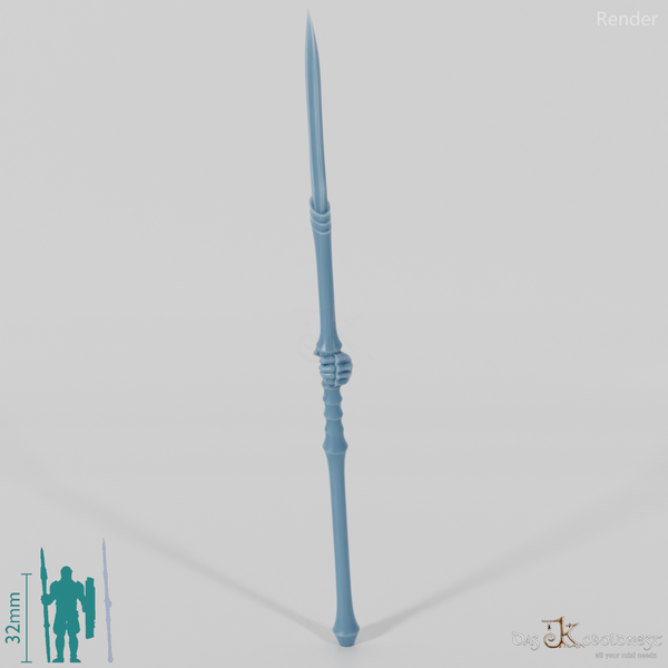 Elfen-Gleve mit Hand