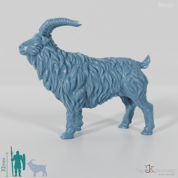 Ziege - Neugieriger Ziegenbock