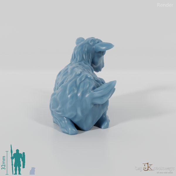 Ziege - Liegendes Zicklein