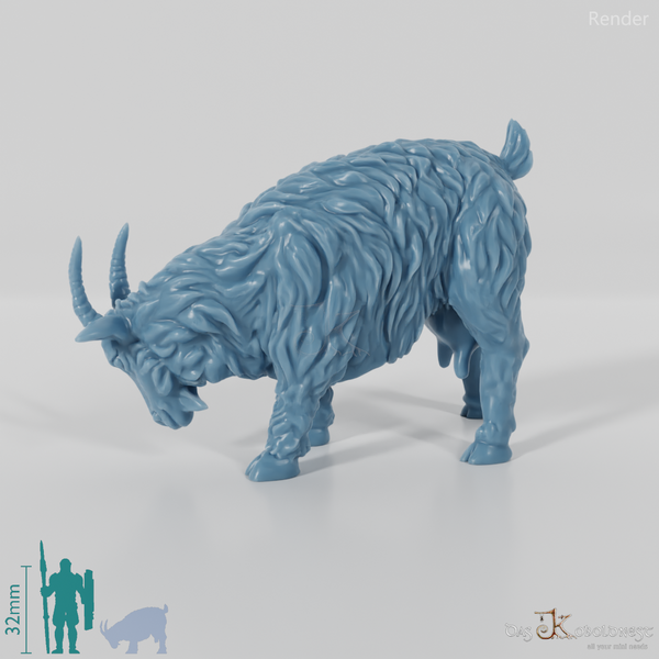 Ziege - Grasende Ziege