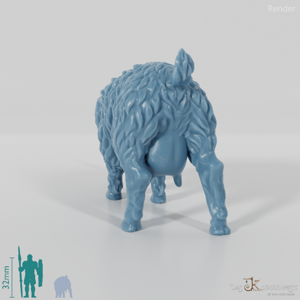 Ziege - Grasende Ziege