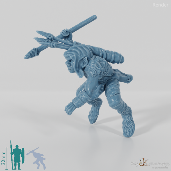 Goblin-Wargreiter mit Speer