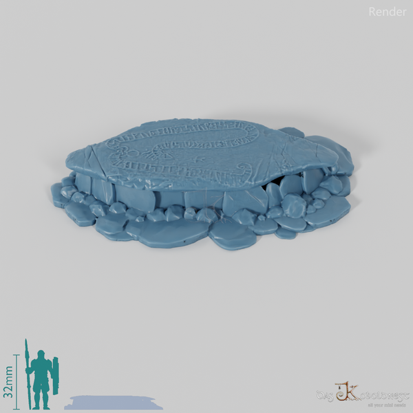 Runenbeschriebenes Grab 02