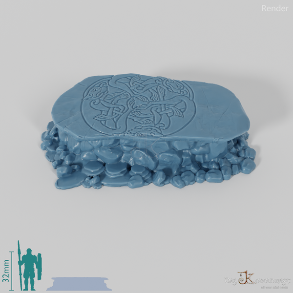 Runenbeschriebenes Grab 03