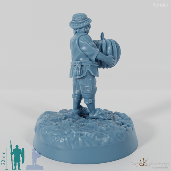 Halbling-Straßenverkäufer