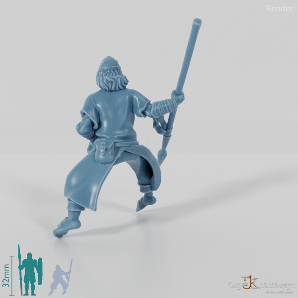 Halbling-Miliz Speerkämpfer (Beritten)