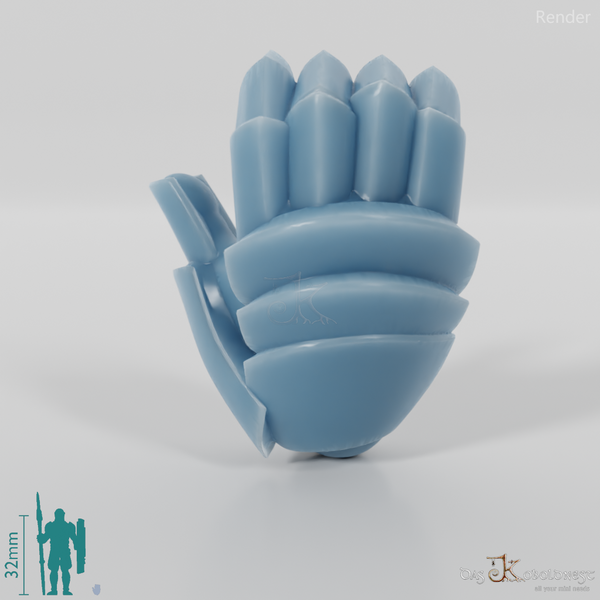 Menschen-Hand, Zugreifend mit Rüstung (Gonthan)