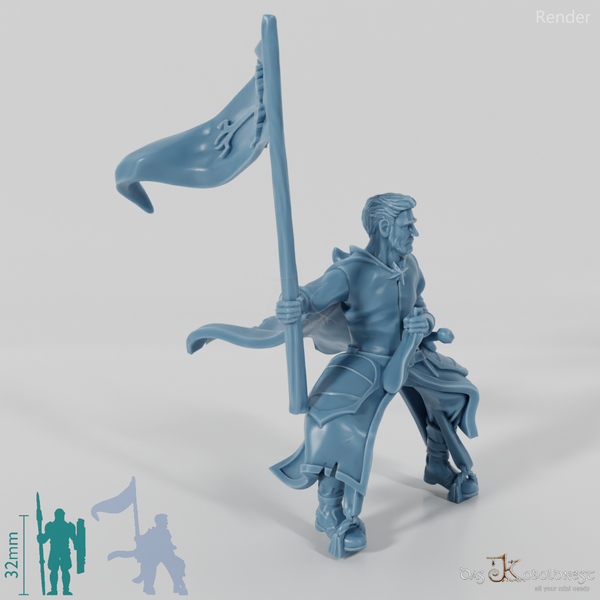 Heathbrant, Bannerträger der Waldläufer (Beritten)