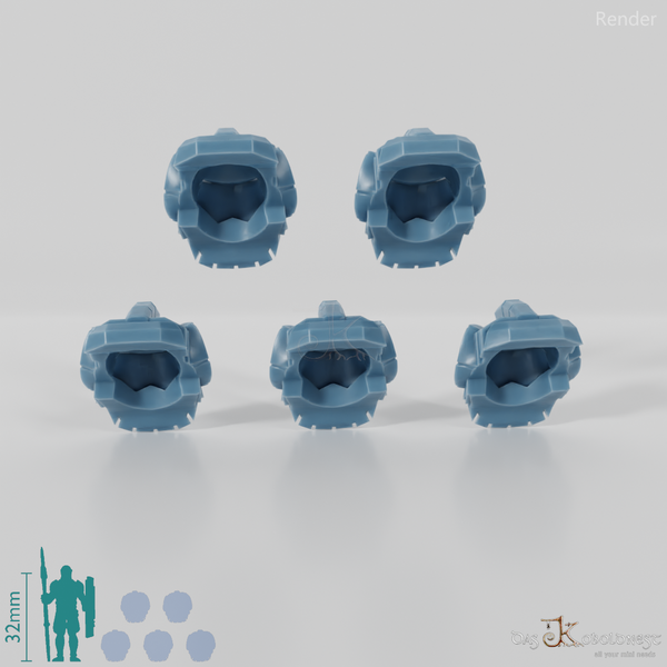 Khazaroth Empire - Iron Mole Upgradepack Helme 03