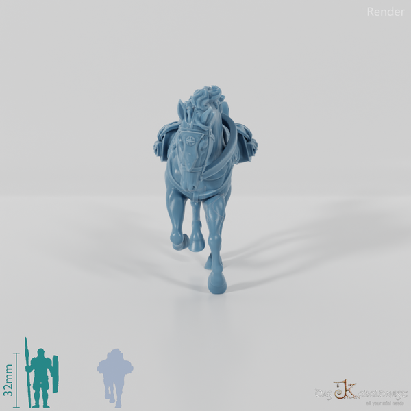 Pferd der Waldläufer - Galoppierend