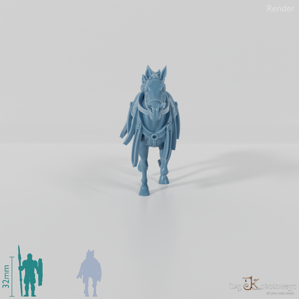 Pferd der Pferdeherren - Leicht gesattelt und im Galopp