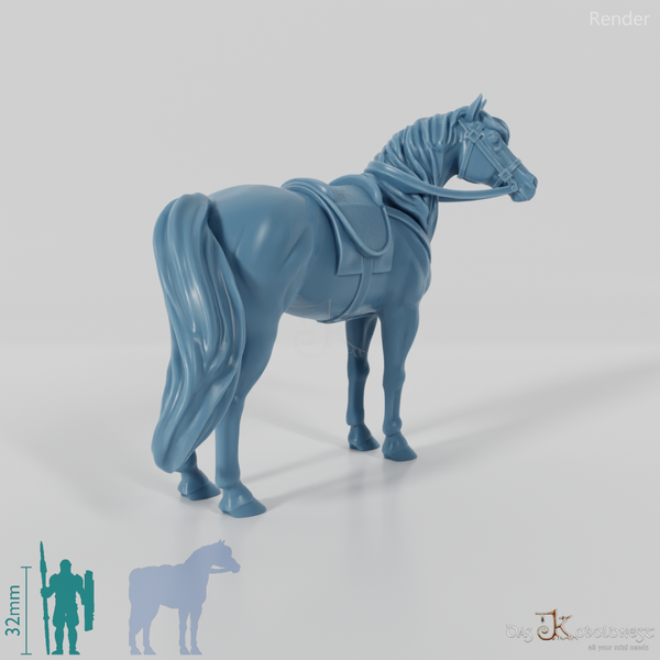 Pferd der Pferdeherren - Leicht gesattelt