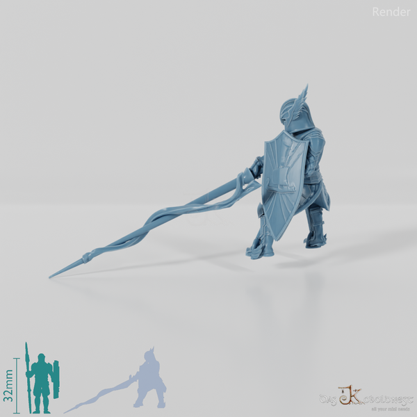 Schwingenritter der Lehnsgüter D 02 - Reitpose