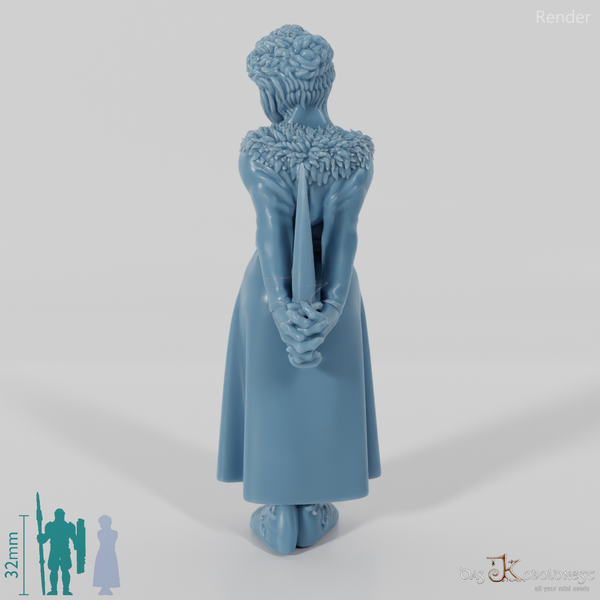 Nordische Sängerin, bewaffnet