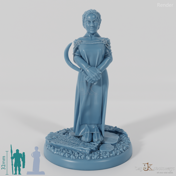 Nordische Kräuterkundige, bewaffnet