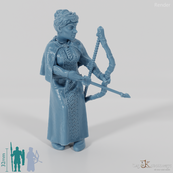 Nordische Dorfbewohnerin, bewaffnet (Bogen 2)