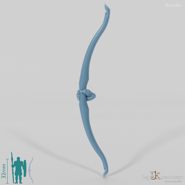 Elfenbogen - Langbogen mit Hand