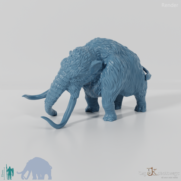 Mammut - Angreifendes Mammut